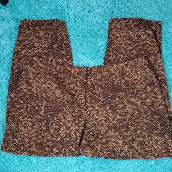 Norton McNaughton Animal Print Pants - Picture 1 of 4
